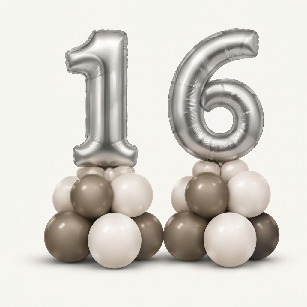 Number Balloon Stand